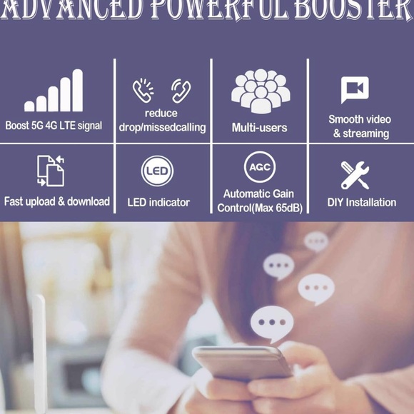 2024 Latest AT&T Cell Phone Signal Booster AT&T Cell Signal - Picture 3 of 8